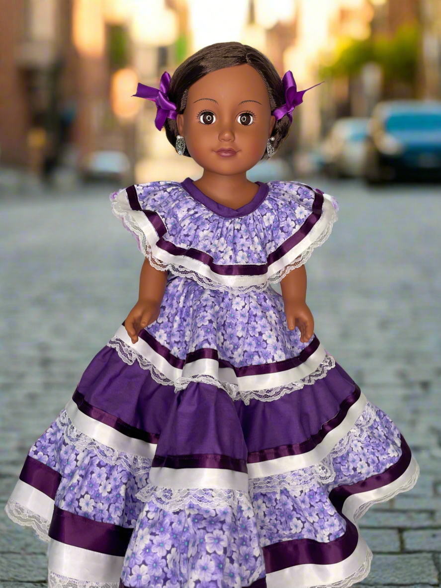 Purple Sinaloa Muñeca