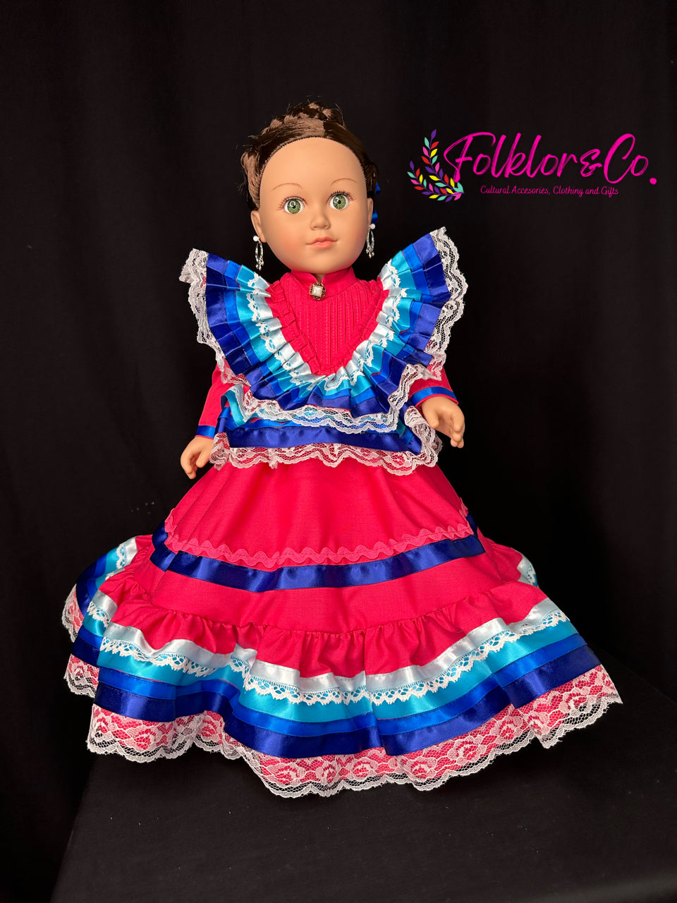 Muñeca Jalisco Fuschia – Folkloryco