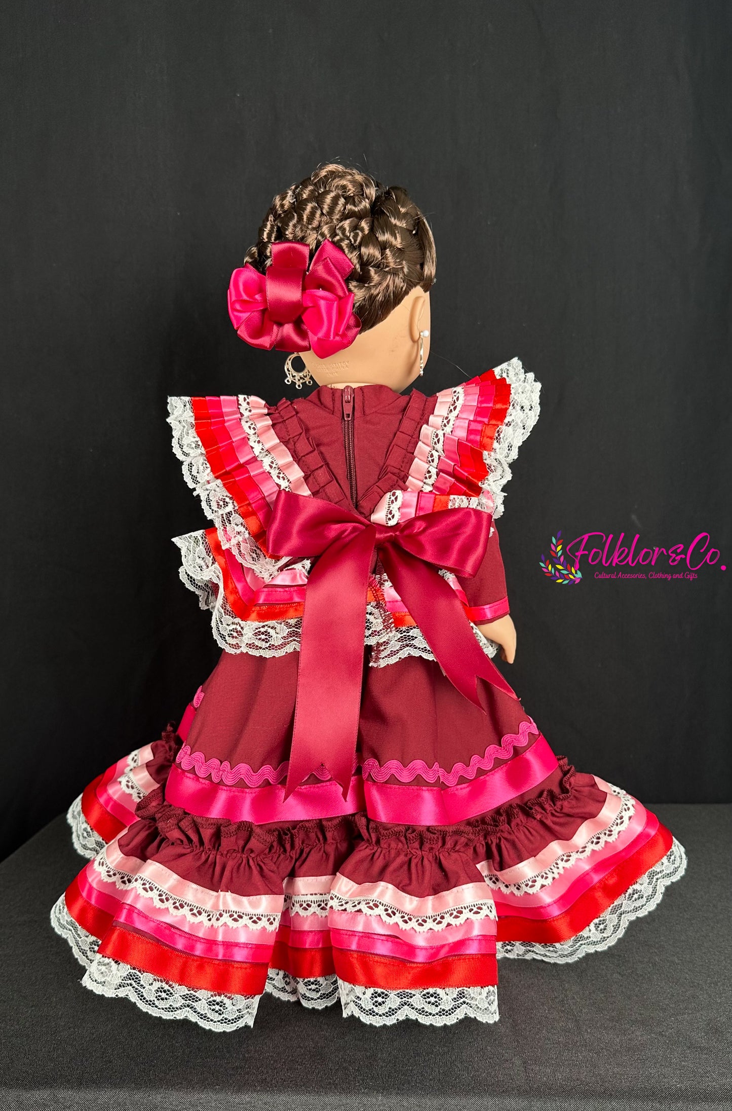 Muñeca Jalisco Burgundy