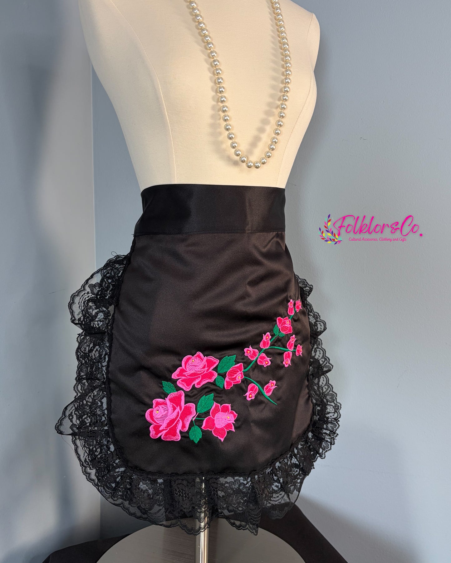 Mandil de Veracruz double lace