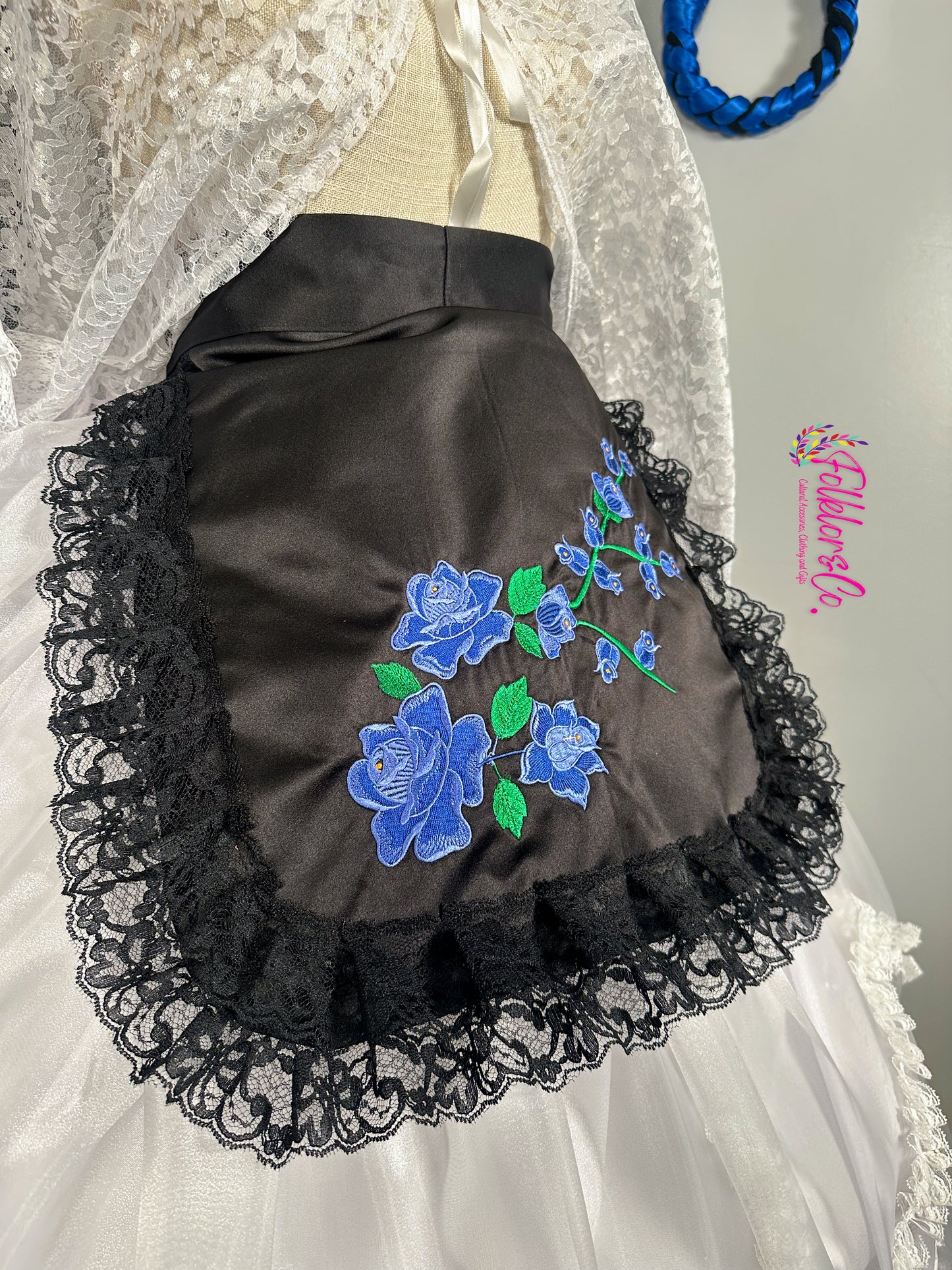 Mandil de Veracruz double lace