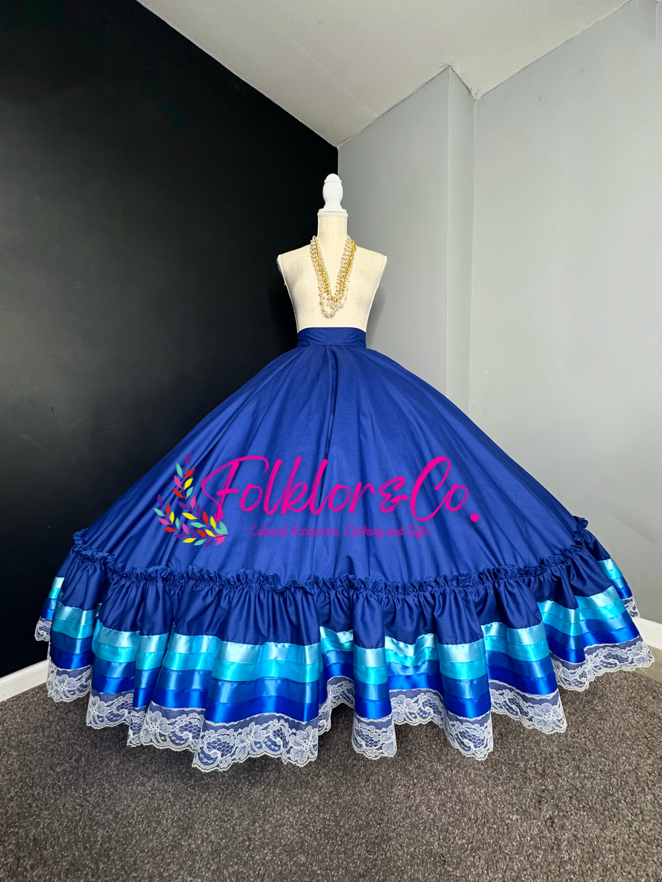 Blue Ombré (Blue) Practice Skirt