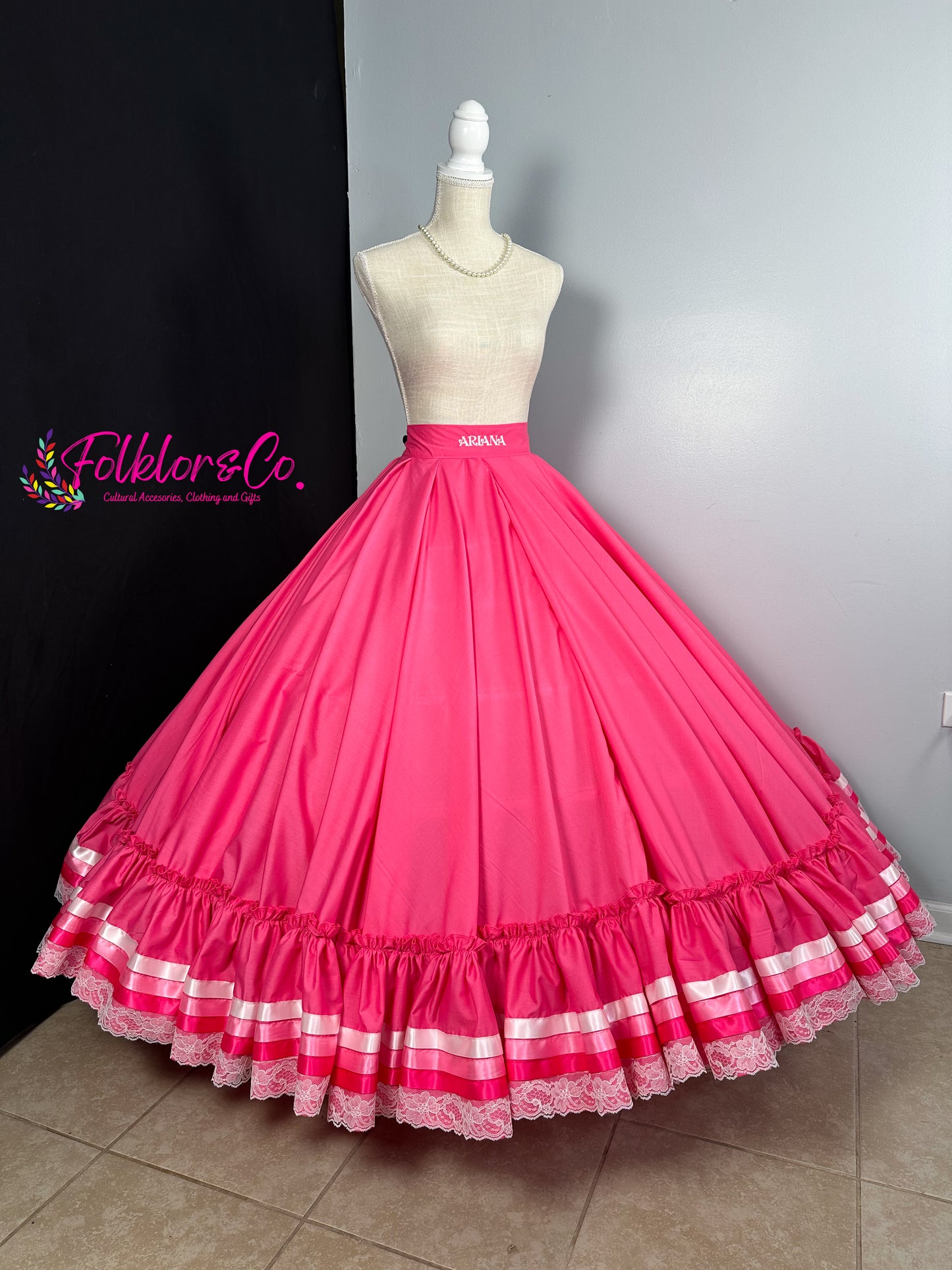 Pink on Pink Practice Skirt