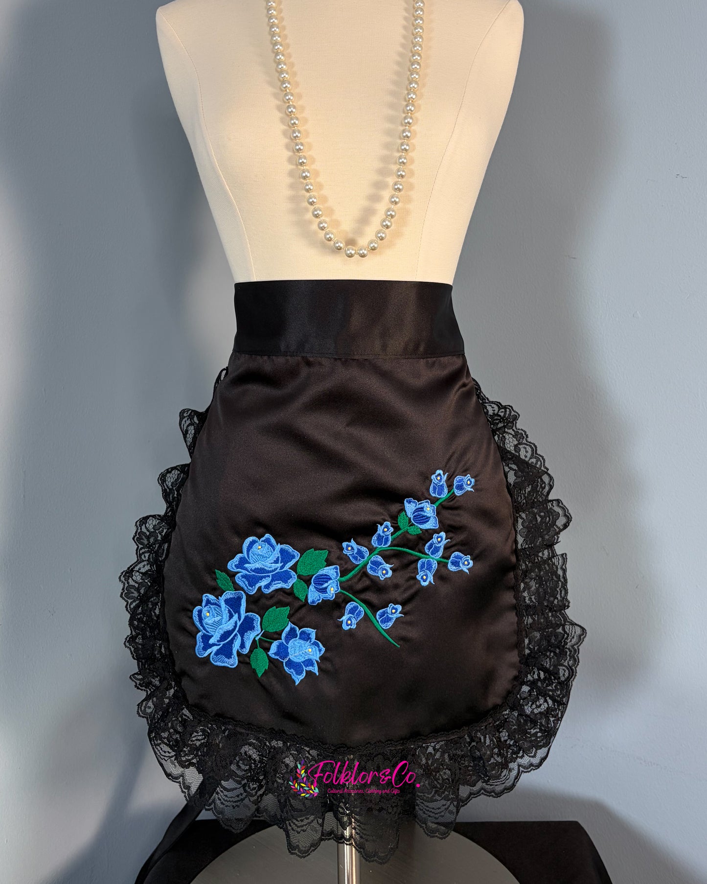 Mandil de Veracruz double lace