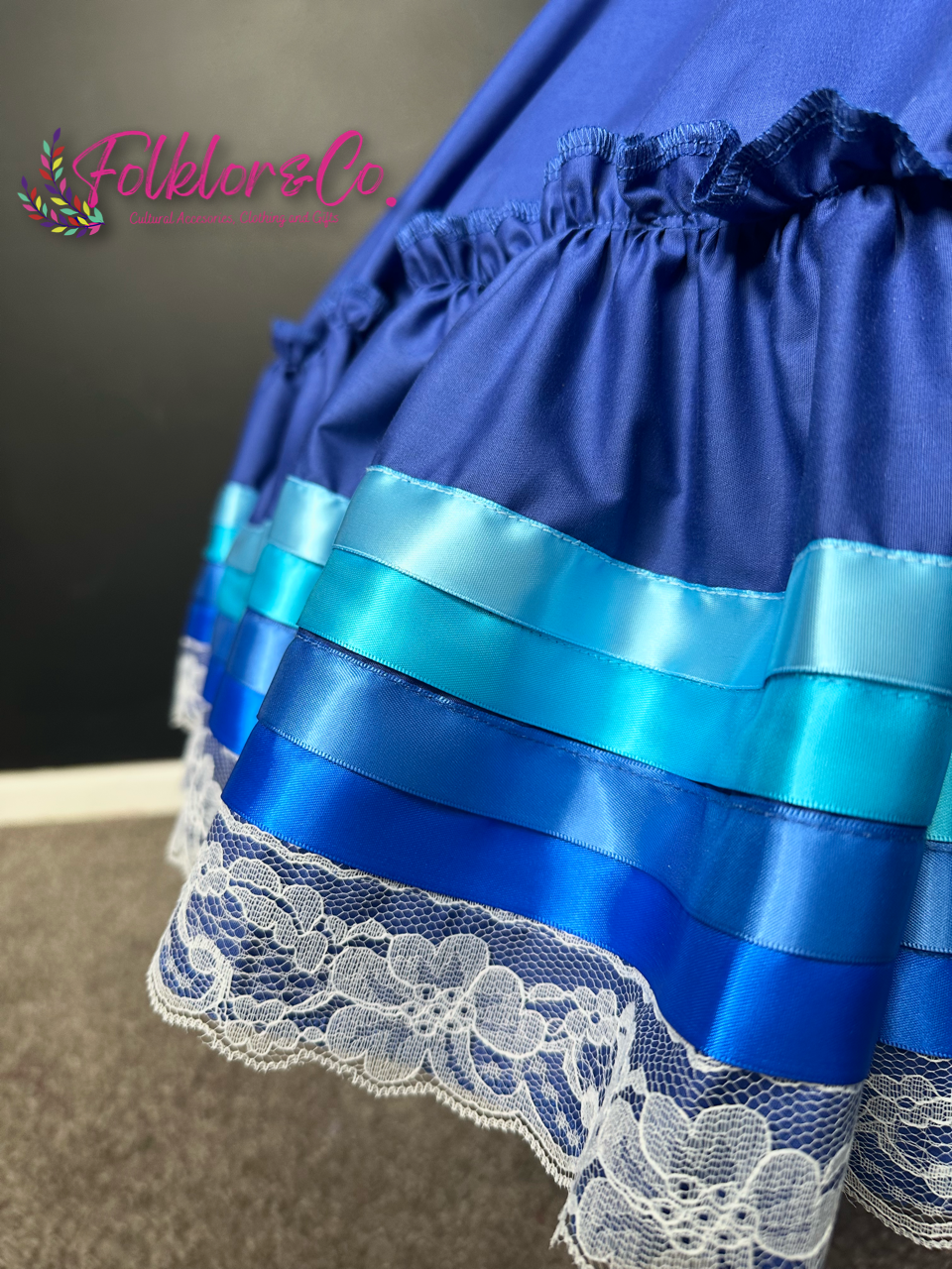 Blue Ombré (Blue) Practice Skirt