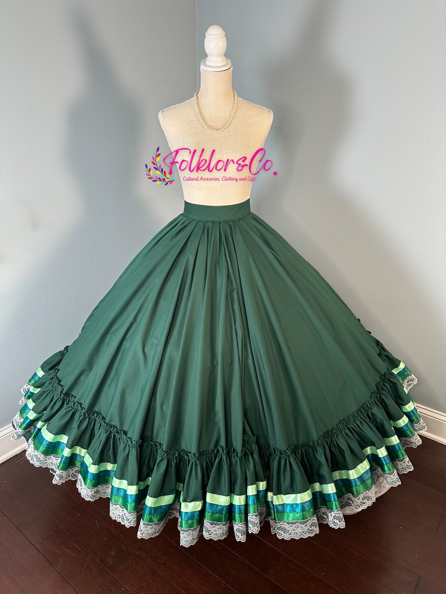 Hunter Green Ombré