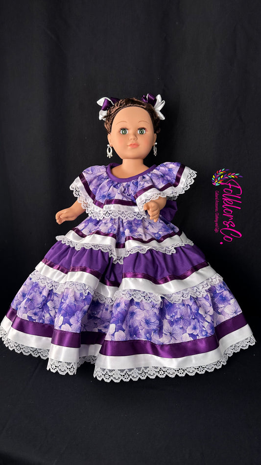 Purple Sinaloa Muñeca