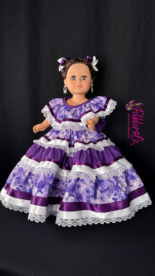 Purple Sinaloa Muñeca