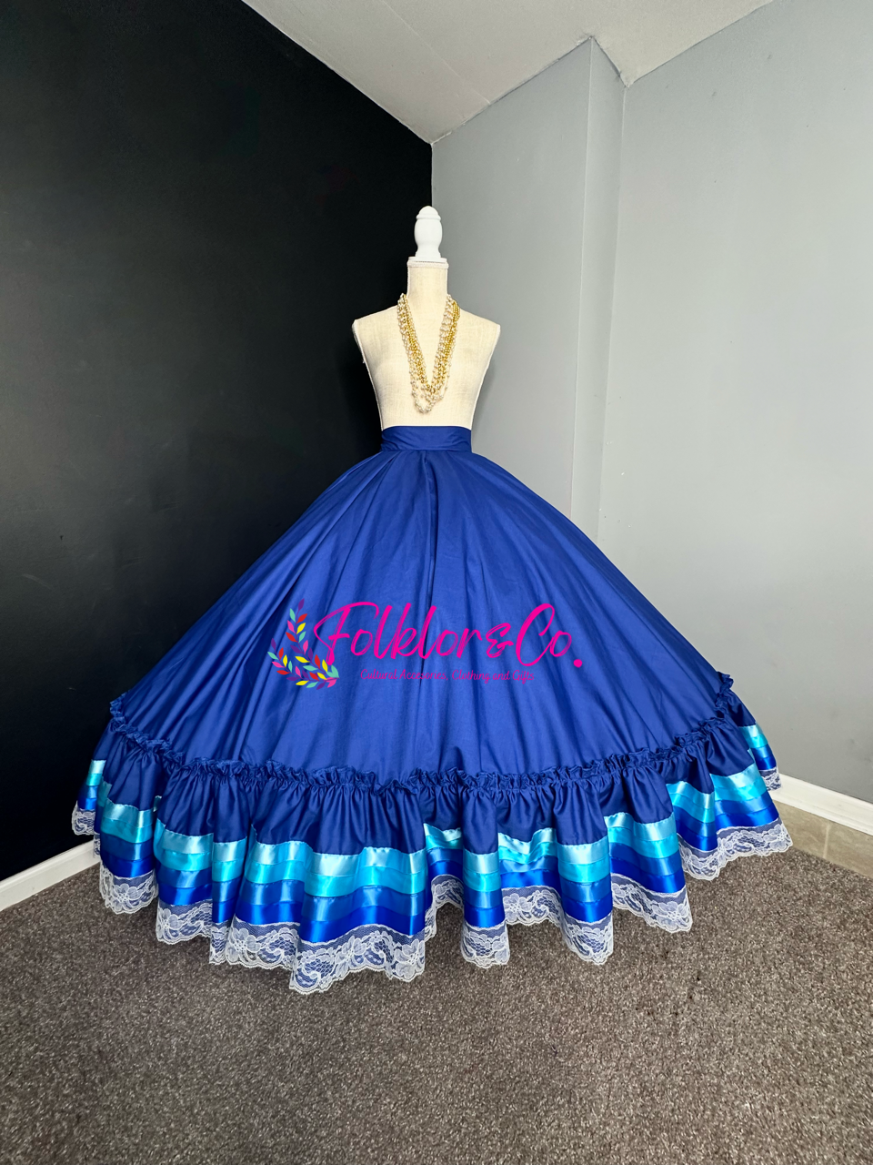 Blue Ombré (Blue) Practice Skirt