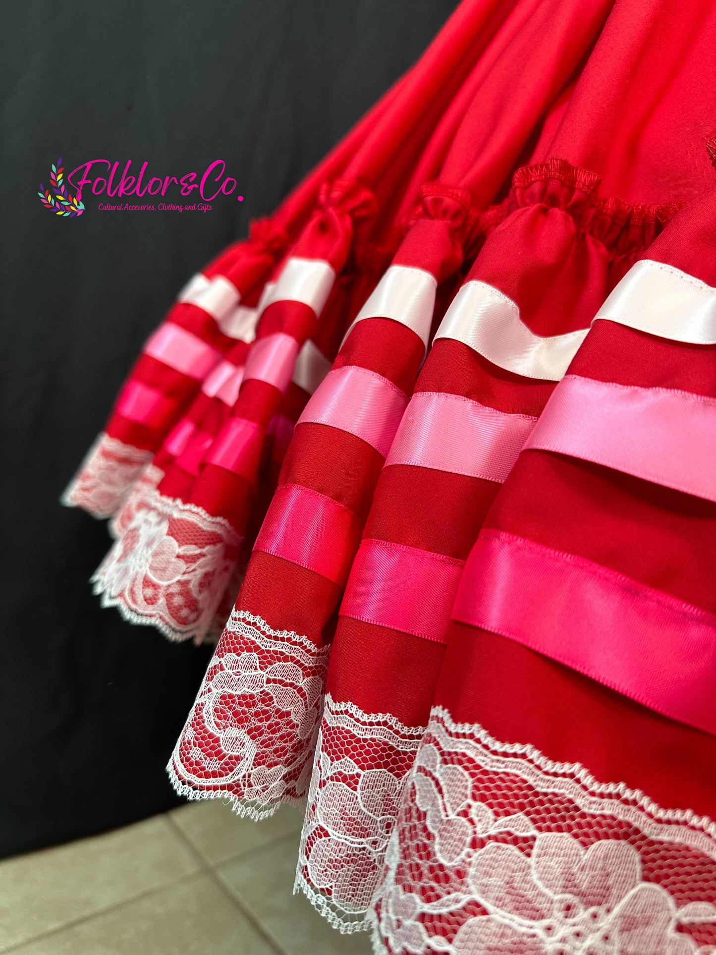 Red Ombré - 3 Ribbons