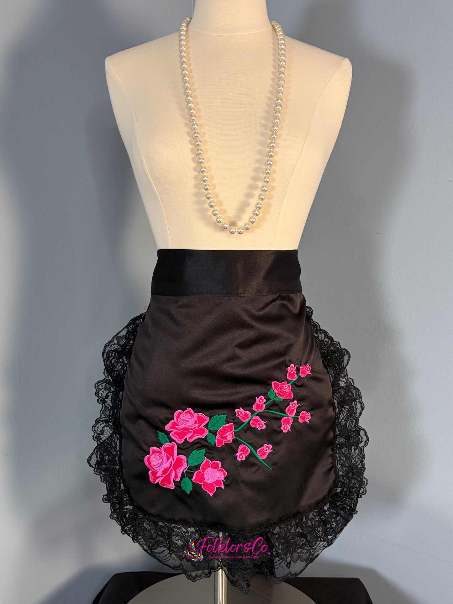 Mandil de Veracruz double lace