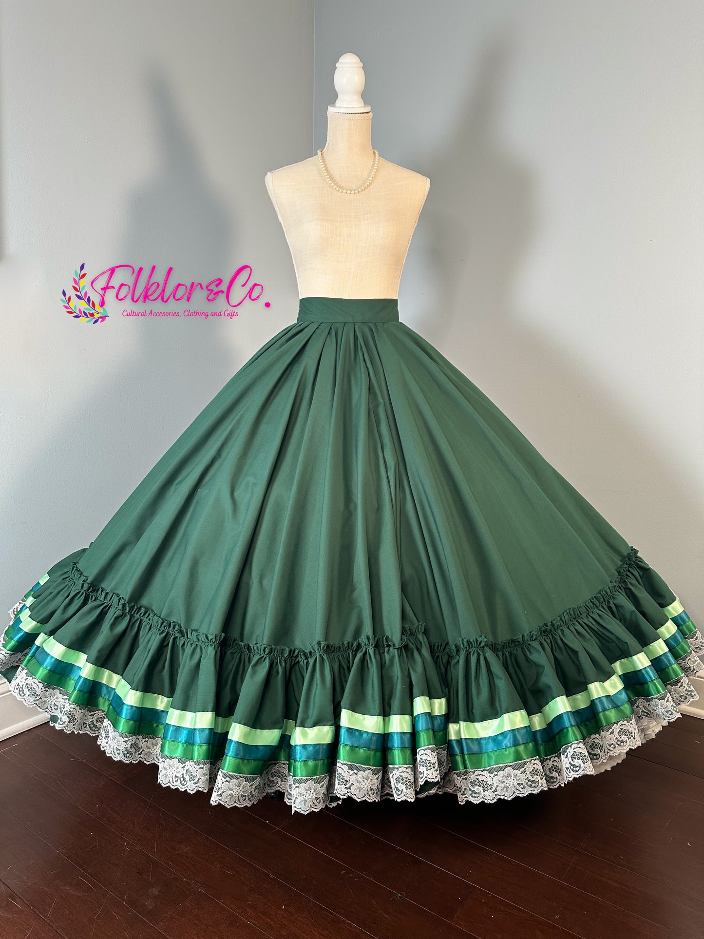 Hunter Green Ombré