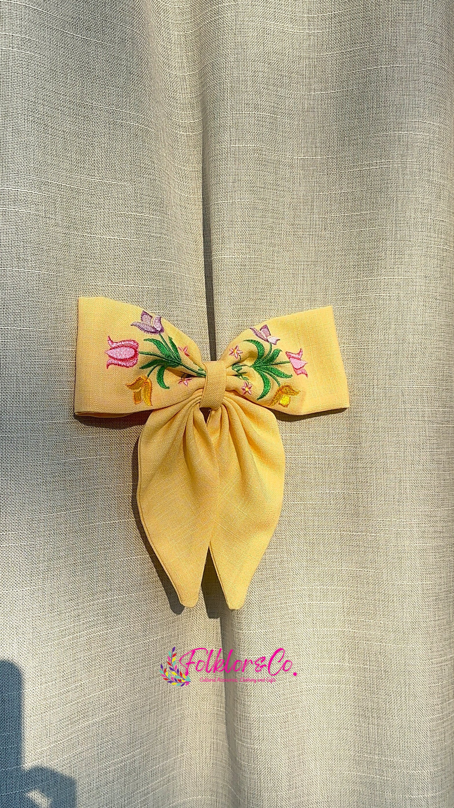 Sunshine Yellow Hair Bow