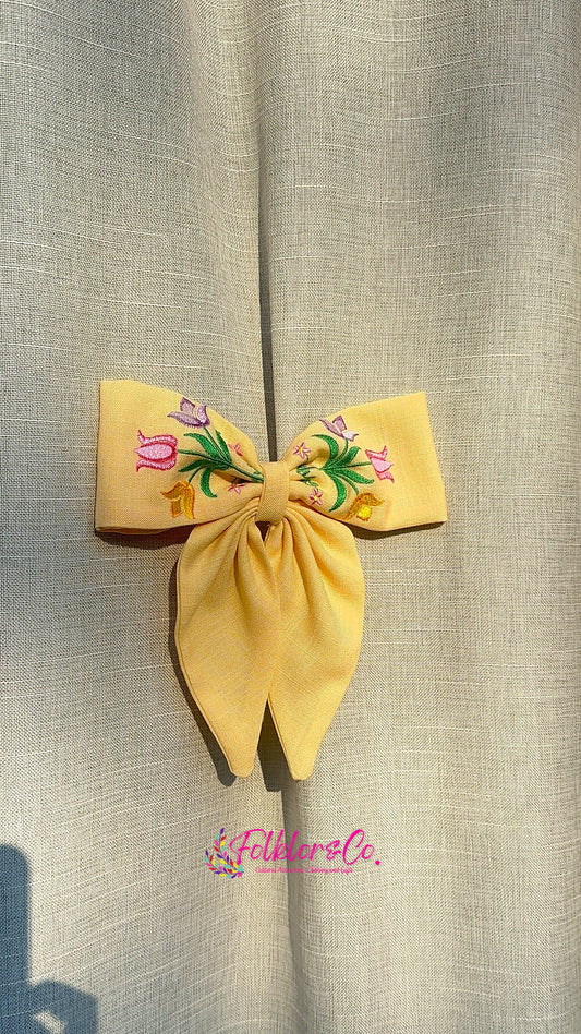 Sunshine Yellow Hair Bow