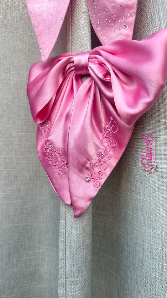 Pink Gems Hair Bow