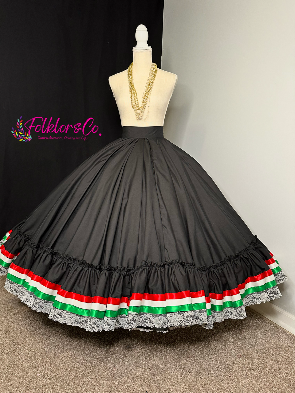 Tri-color Practice Skirt