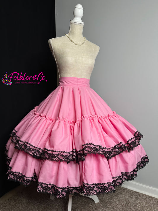 Pink Polka Practice Skirt