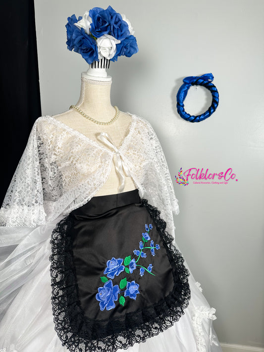 Mandil de Veracruz double lace