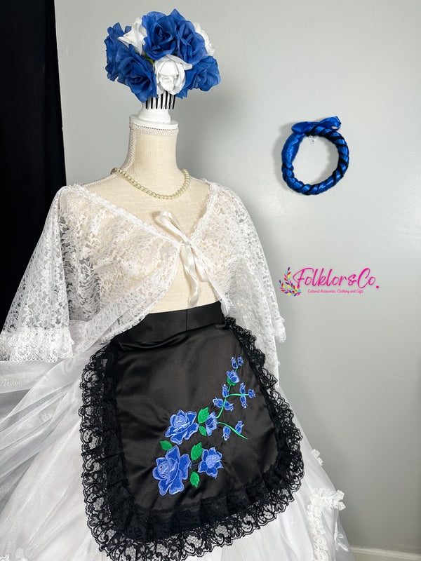 Mandil de Veracruz double lace