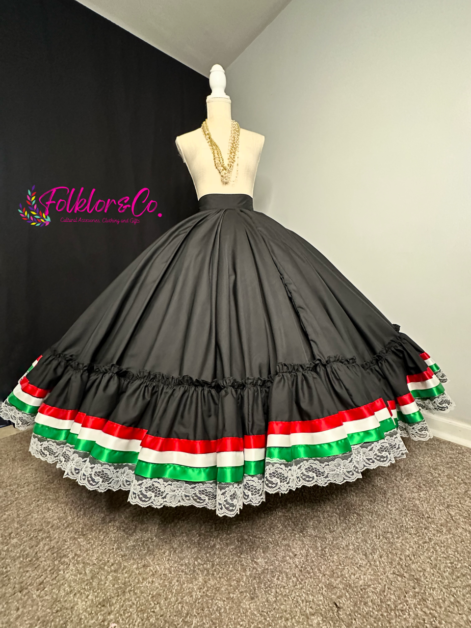 Tri-color Practice Skirt