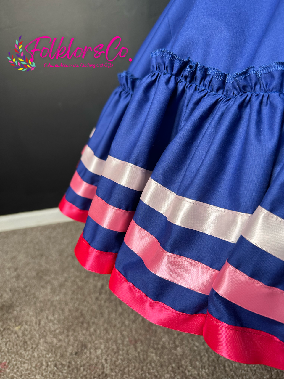 Kids Royal Blue Practice Skirt