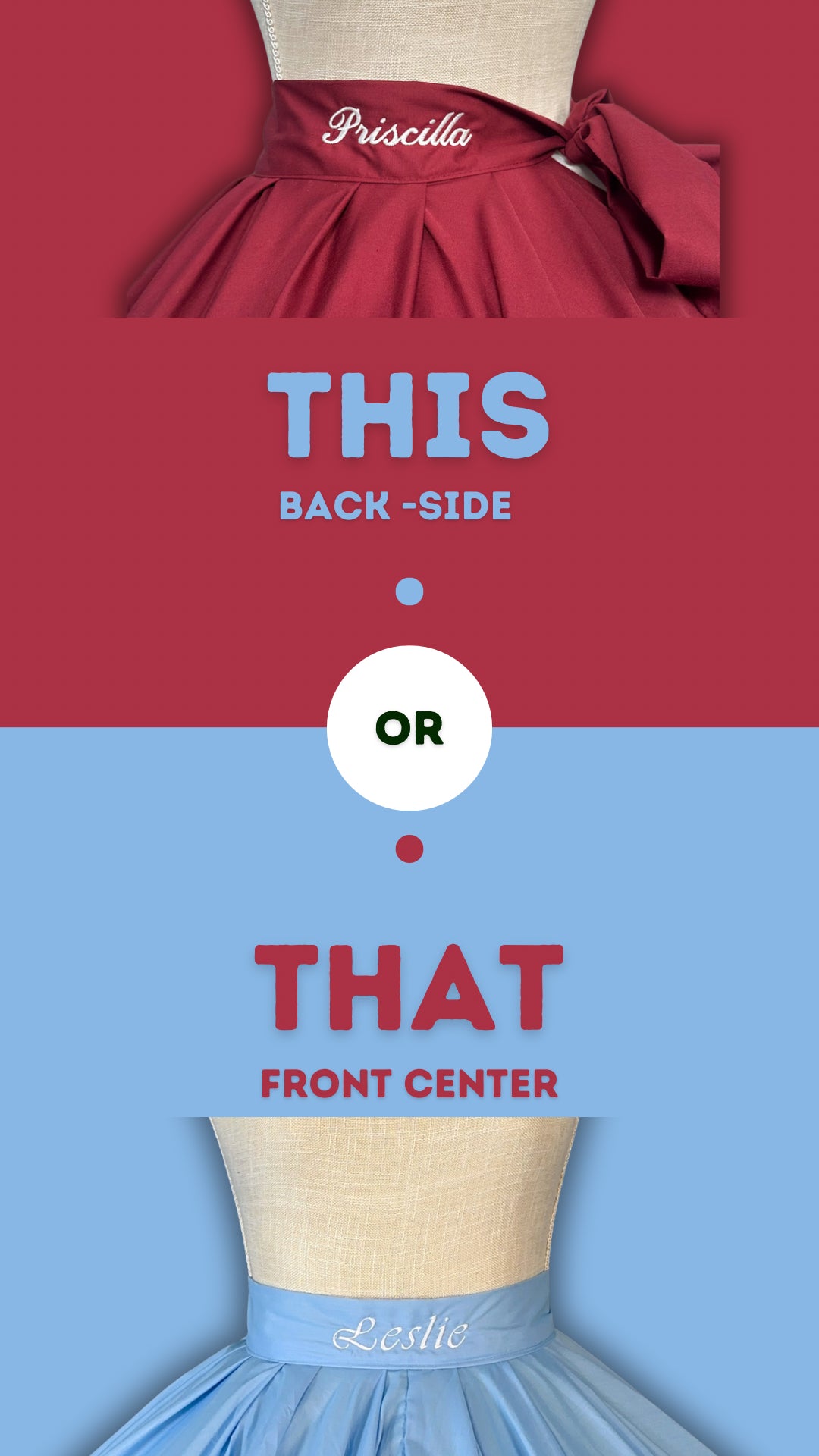 Custom Name Skirt Embroidery