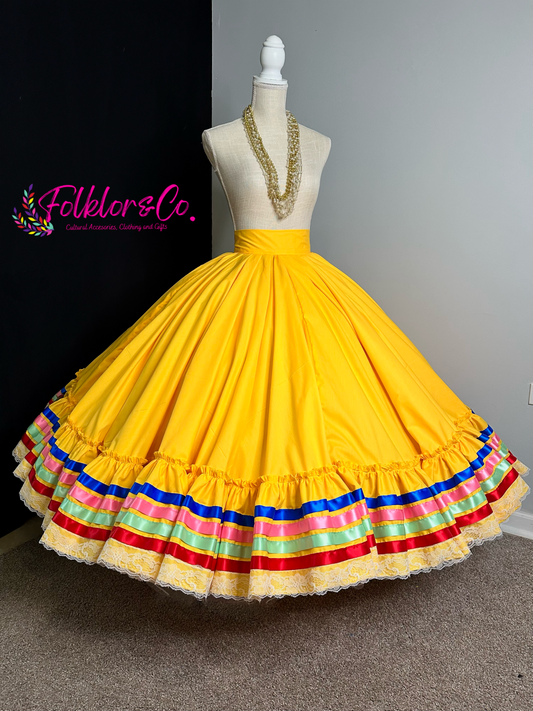 Yellow Traditional Practice Skirt
