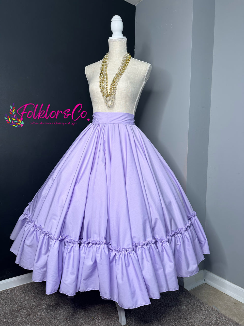 Kids Lavender Practice Skirt