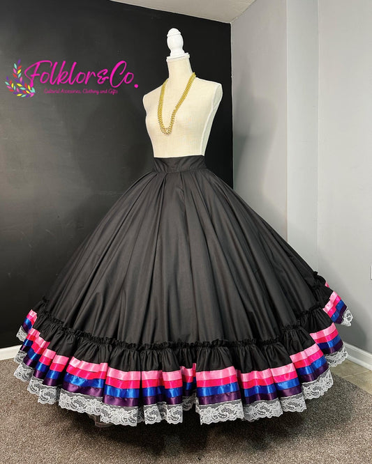 Black Pink Practice Skirt