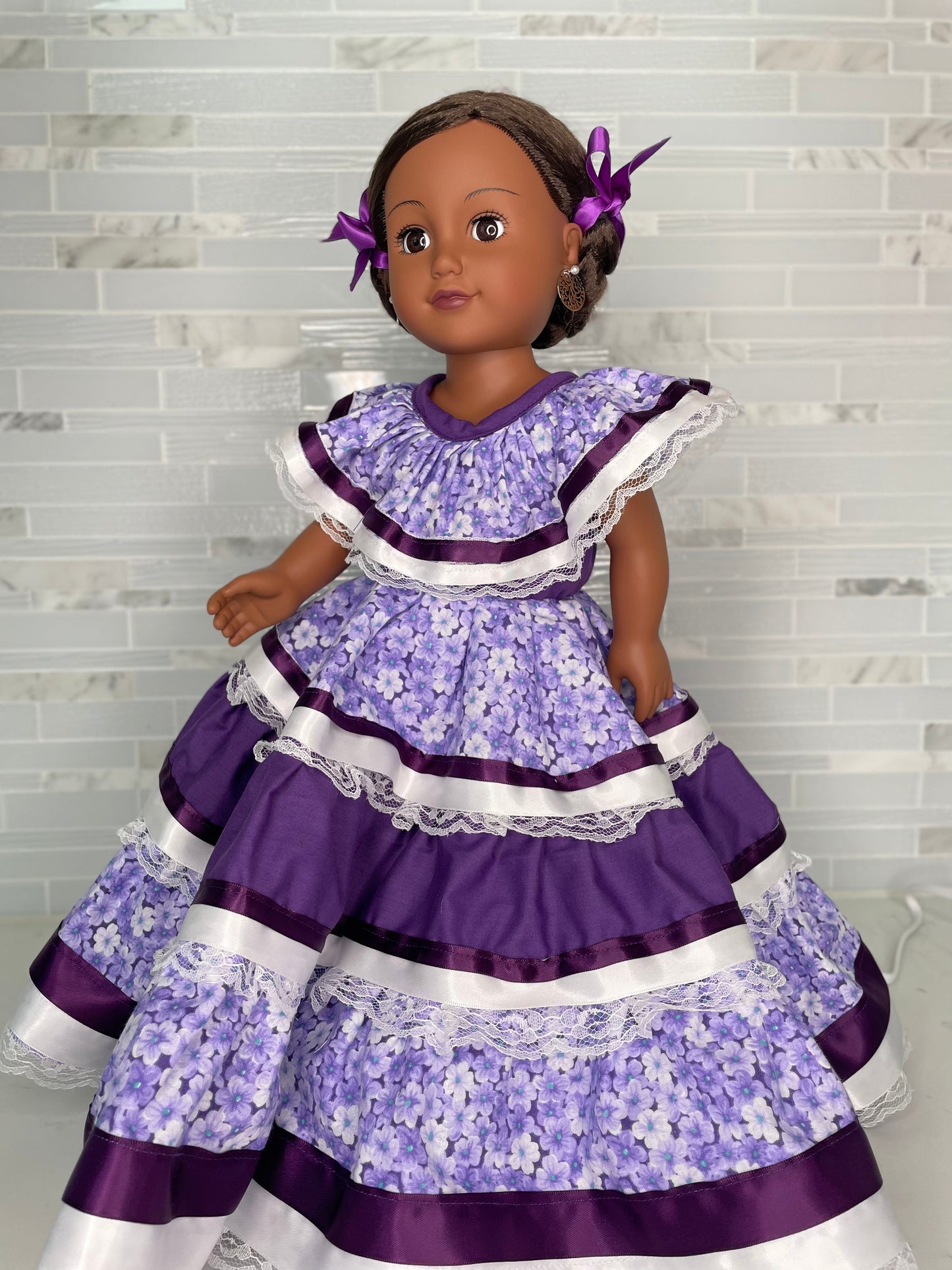 Purple Sinaloa Muñeca