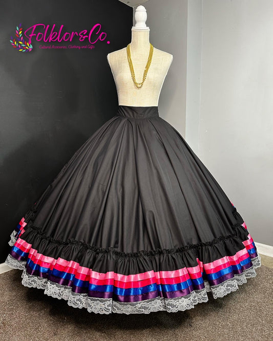 Black Pink Practice Skirt
